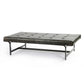 four hands lindy coffee table leather top