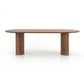 four hands paden dining table brown front