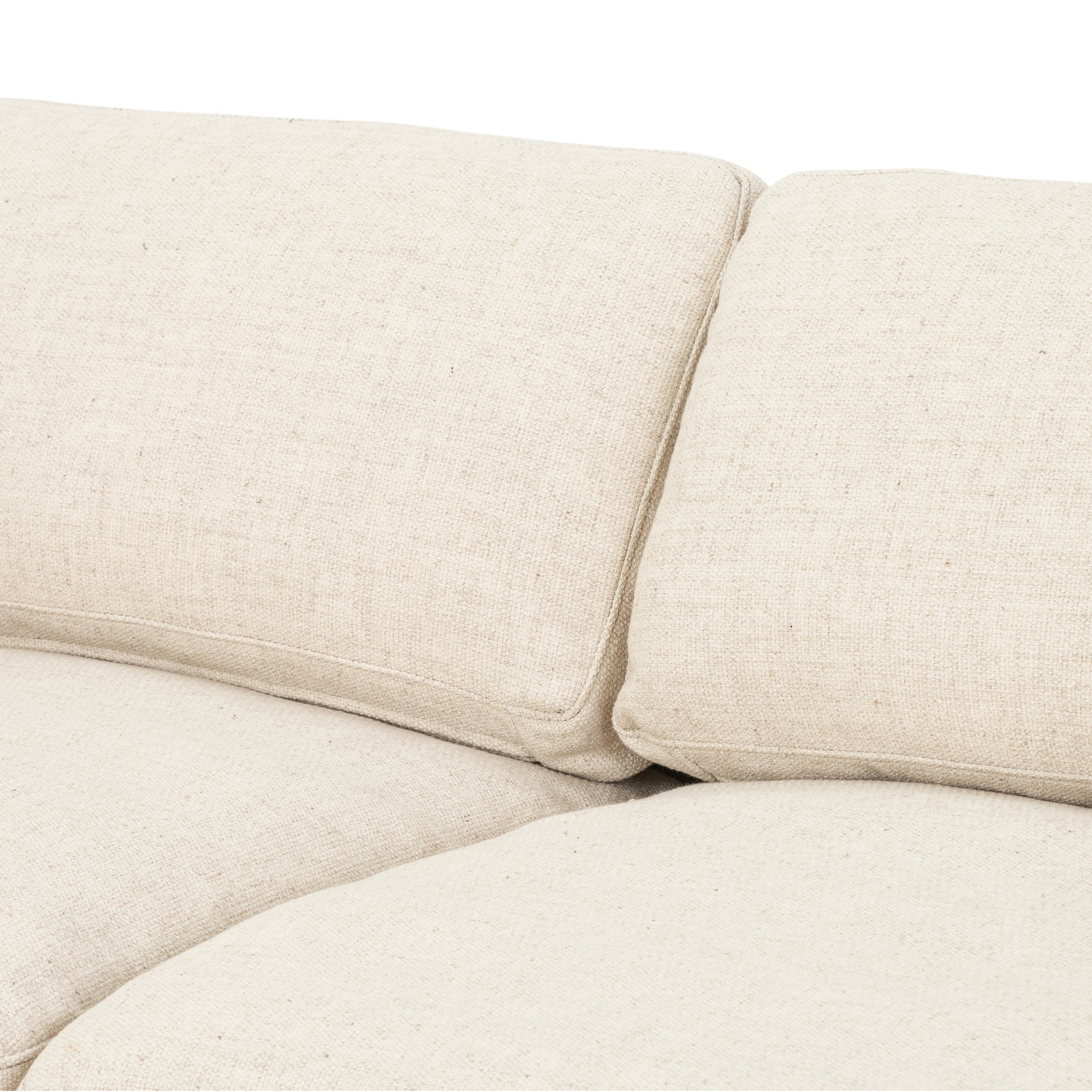 four hands plume sofa thames cream detail