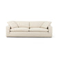 four hands plume sofa thames cream front