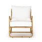 four hands riley outdoor chair faux rattan front