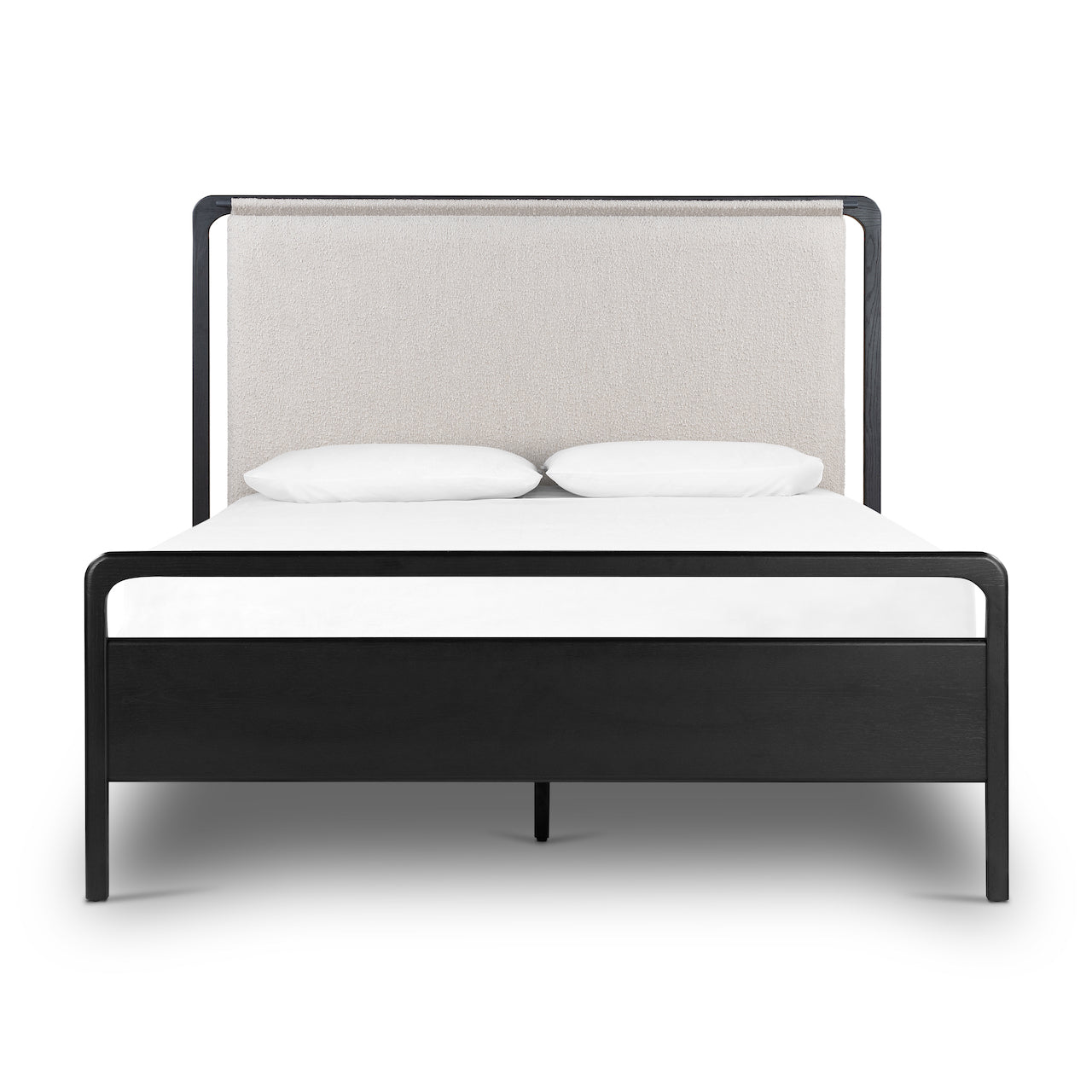 four hands rosedale bed ebony front
