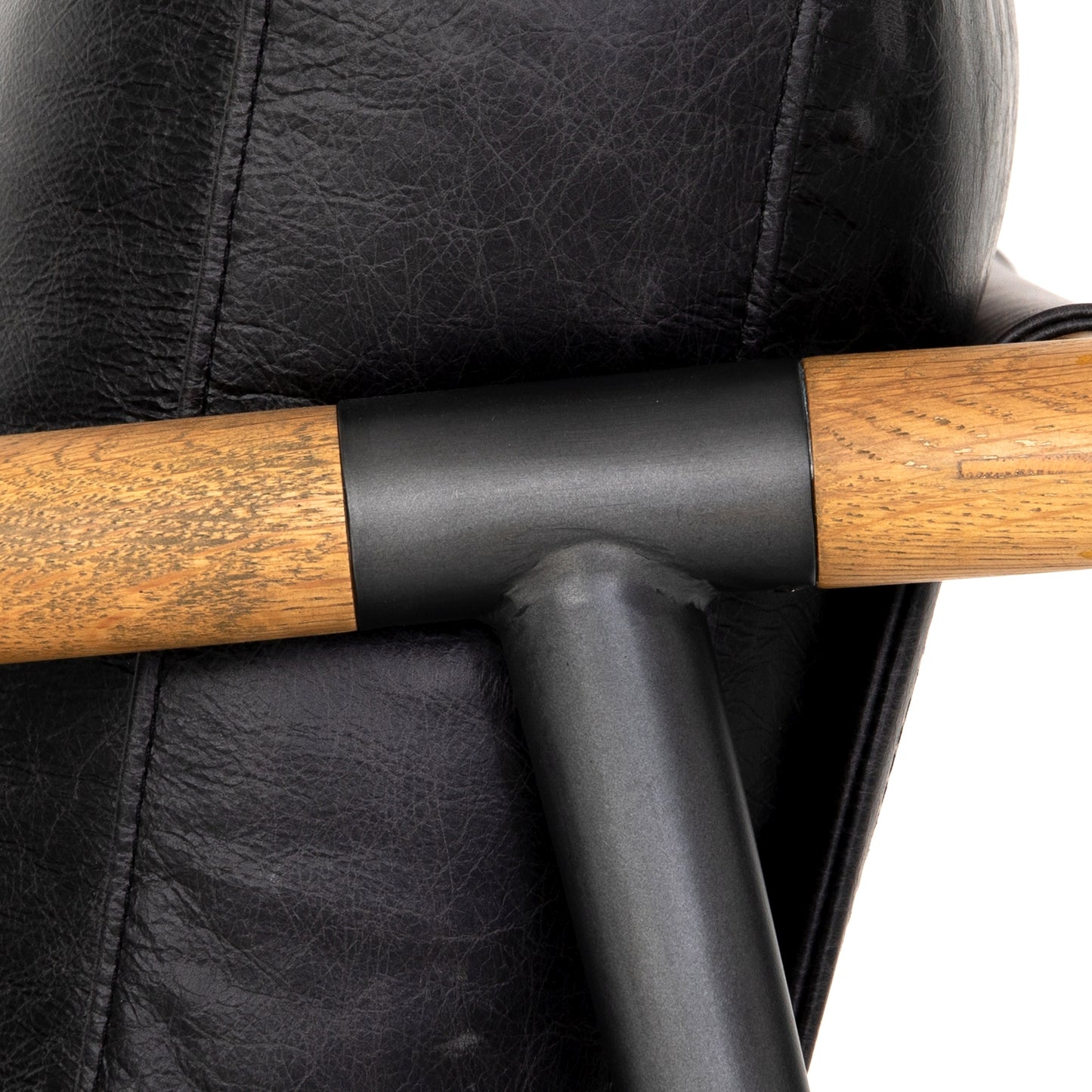 four hands rowen chair sonoma black iron wood detail