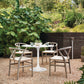 for hands simone bistro table white cast aluminum styled