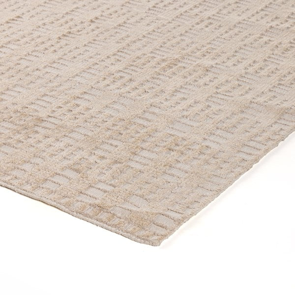 four hands tanvi hand knotted rug corner