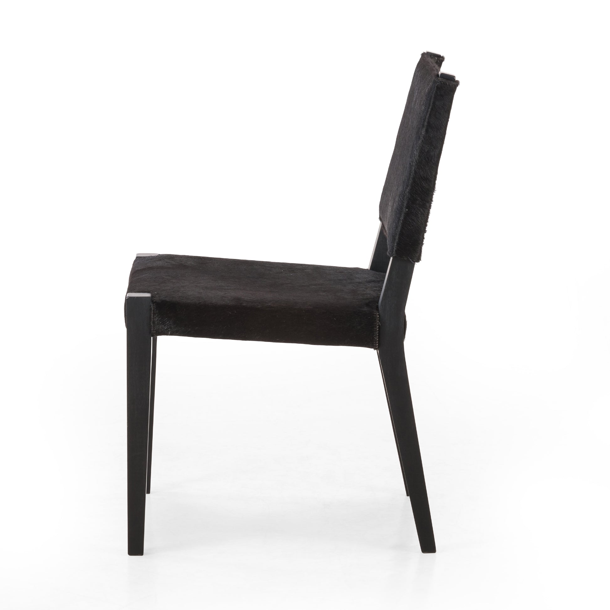 four hands villa dining chair black side