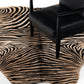 four hands zebra rug chair