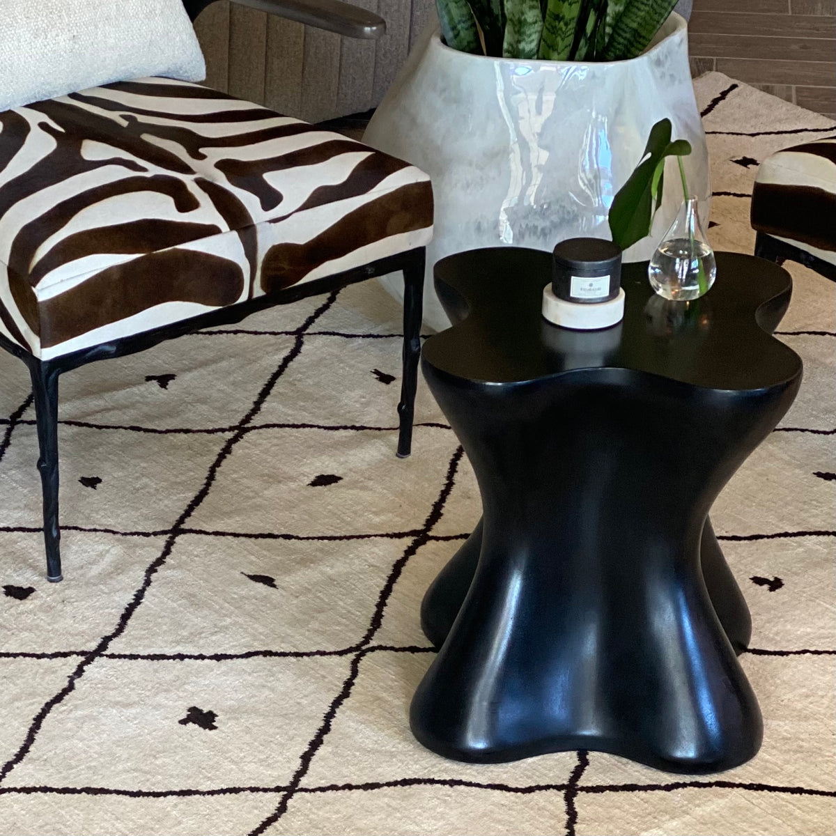 Made Goods Howe Stool Black Concrete – CLAYTON GRAY HOME