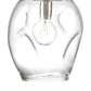 jamie young large dimpled glass pendant clear