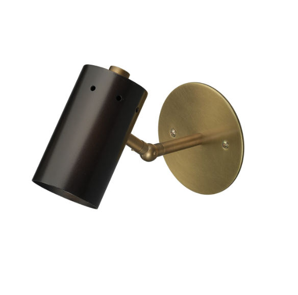 Jamie Young Milano Sconce Brass Antique Lighting Gold Black