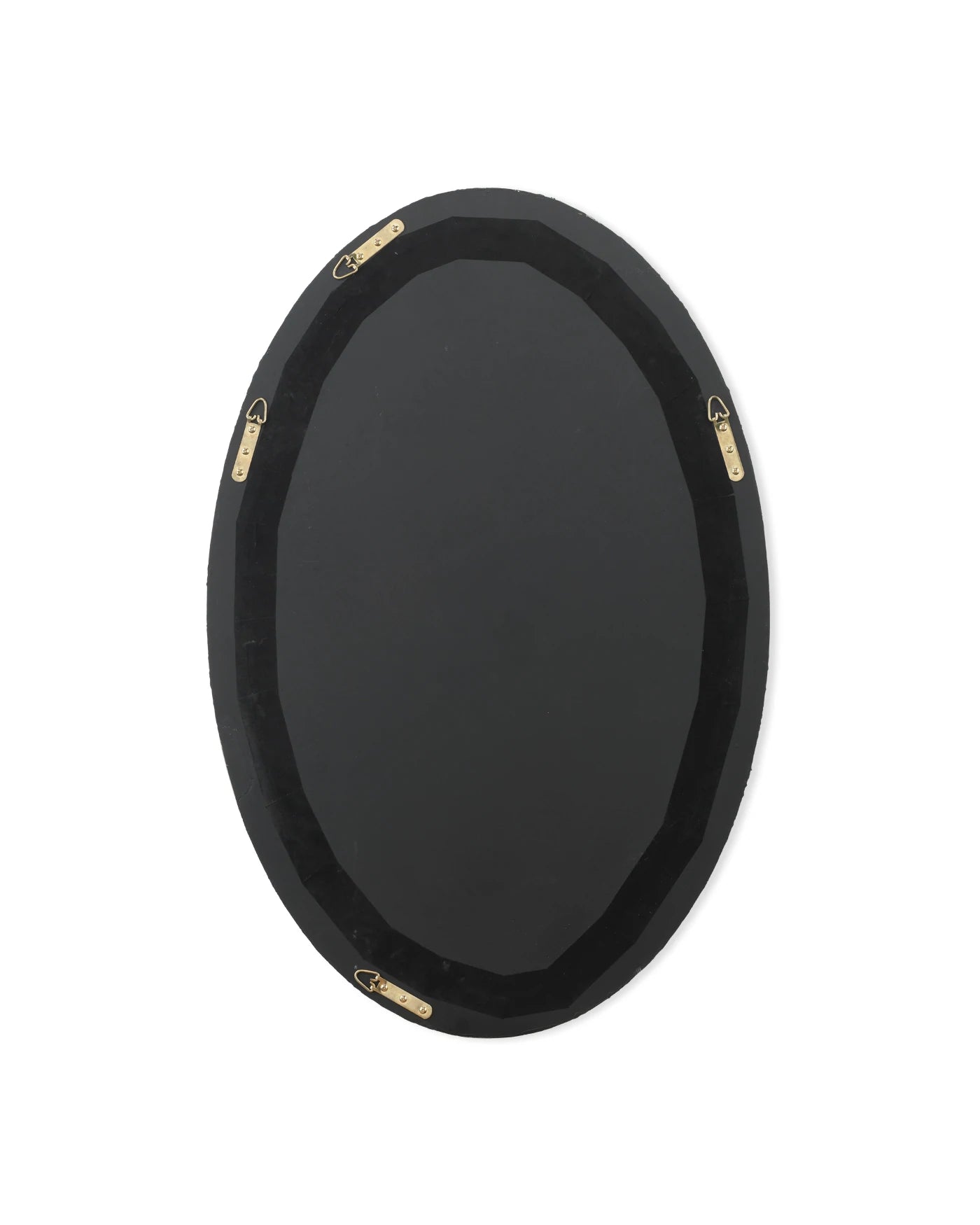jamie young ovation oval white mirror backside