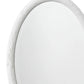 jamie young ovation oval white mirror detail