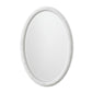 jamie young ovation oval white mirror front