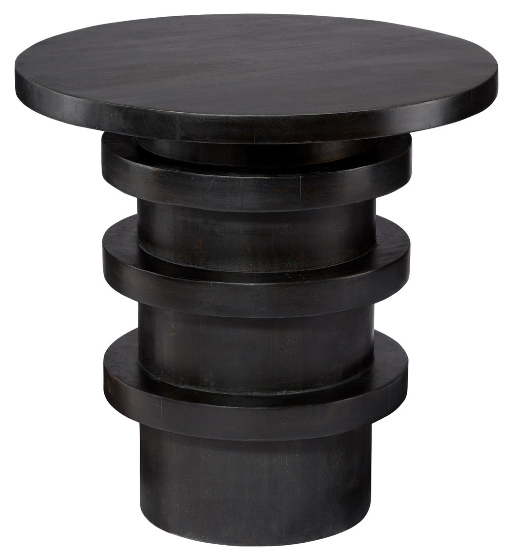 jamie young revolve side table charcoal front
