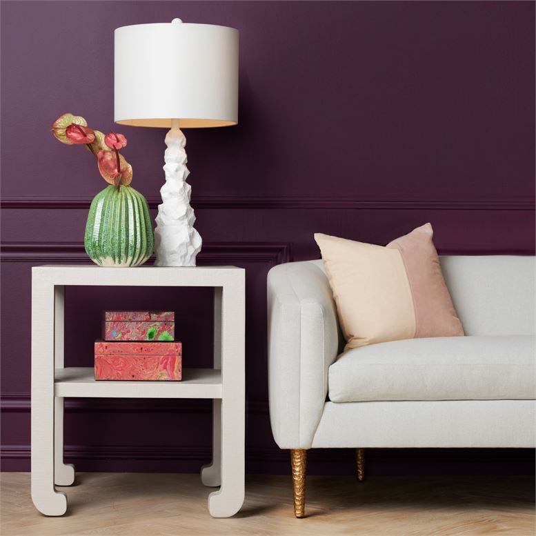 Raffia deals side table