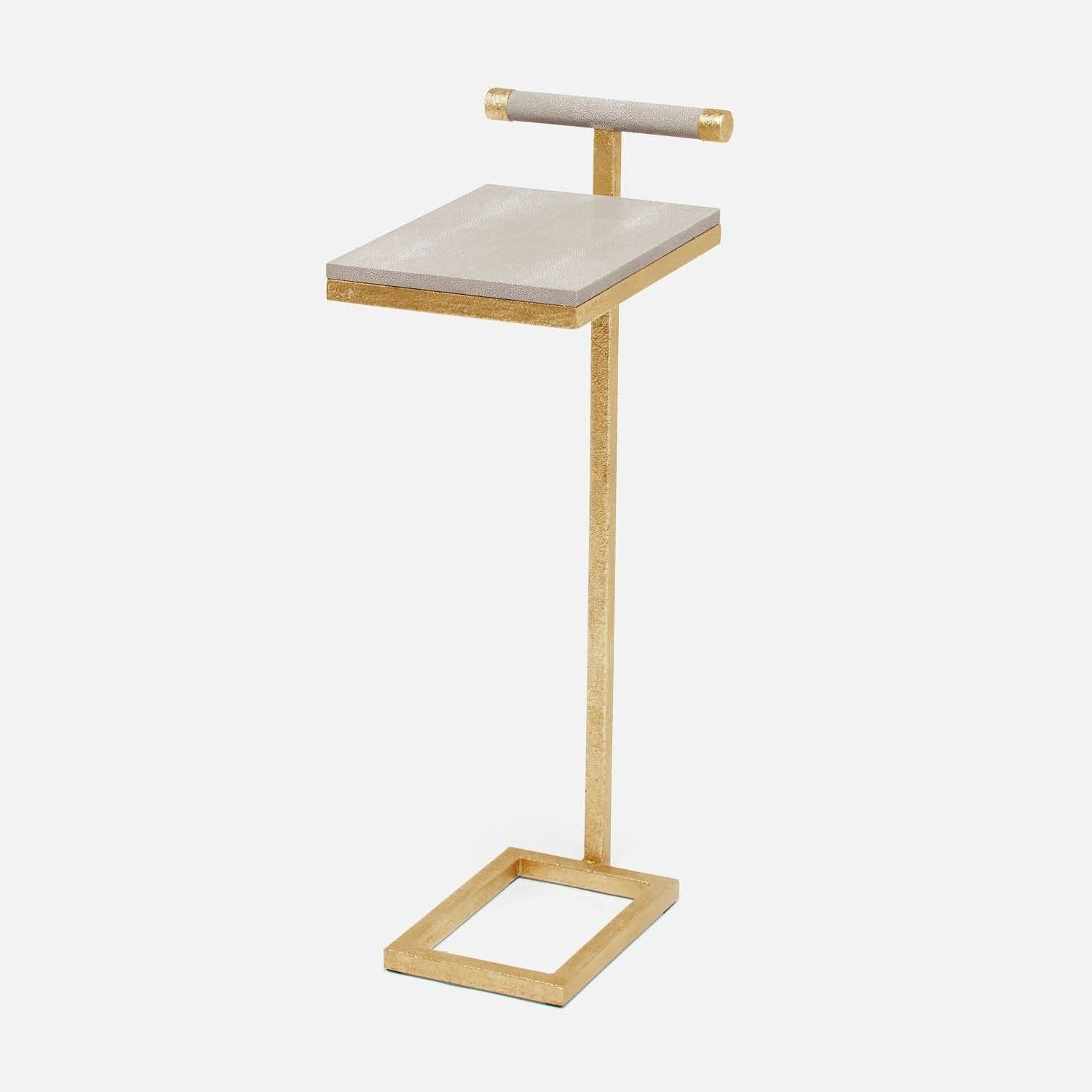made goods ellery accent table sand and brass