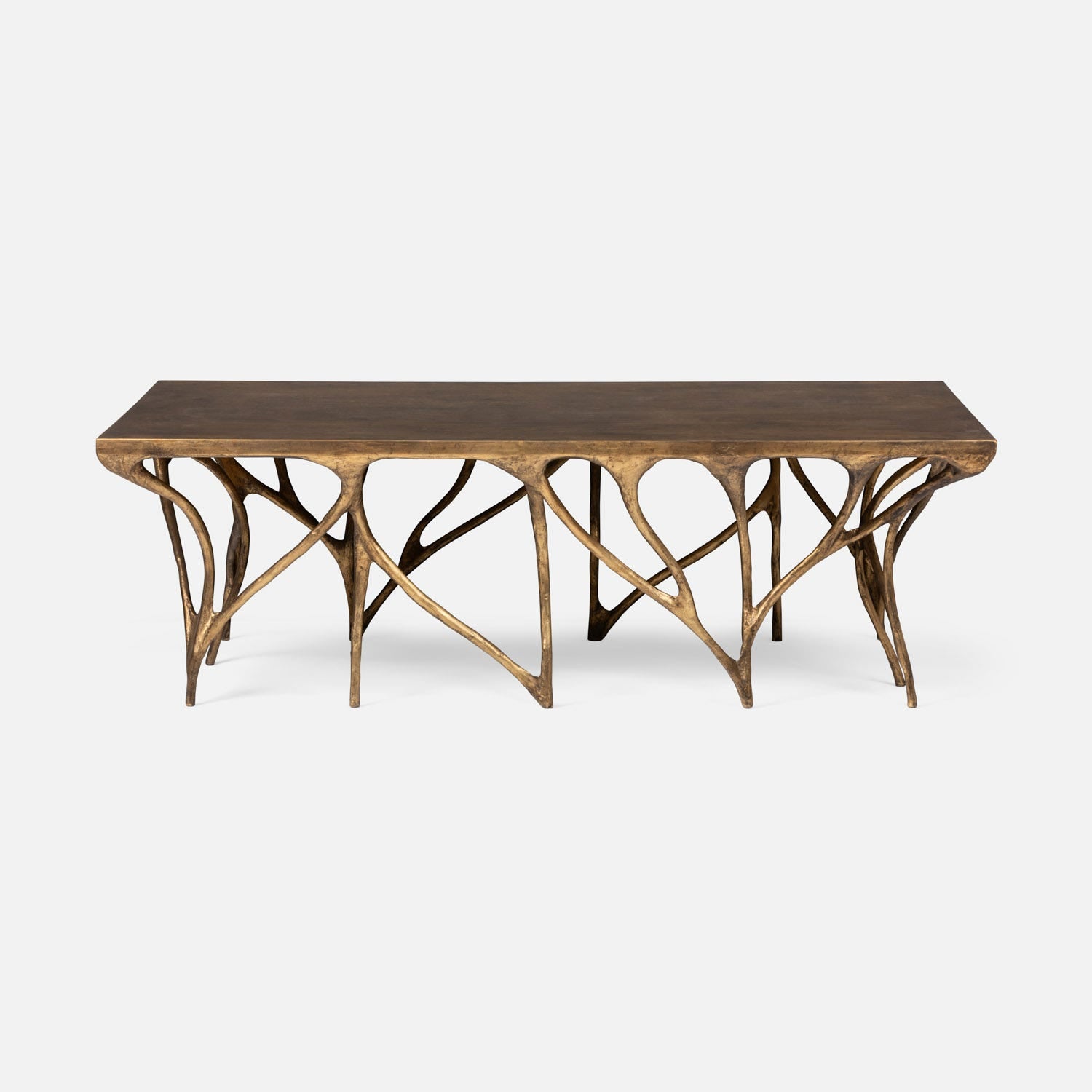 made goods aldrich coffee table gold