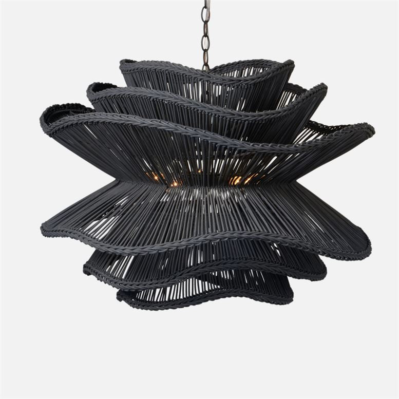 Charcoal chandelier deals