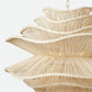 made goods alondra chandelier white rattan detail