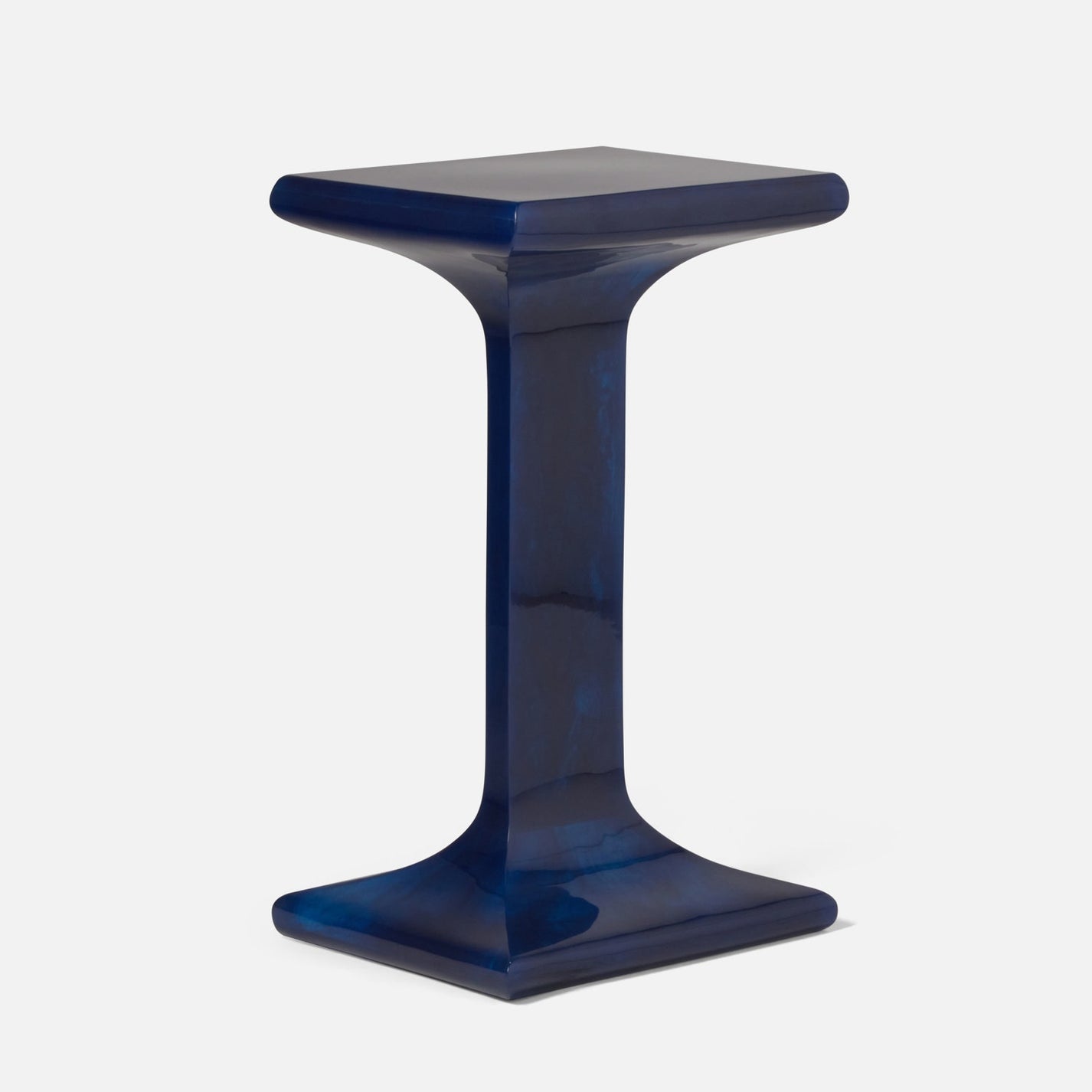 Made Goods Bexley Side Table Cobalt Cast Resin CLAYTON GRAY HOME