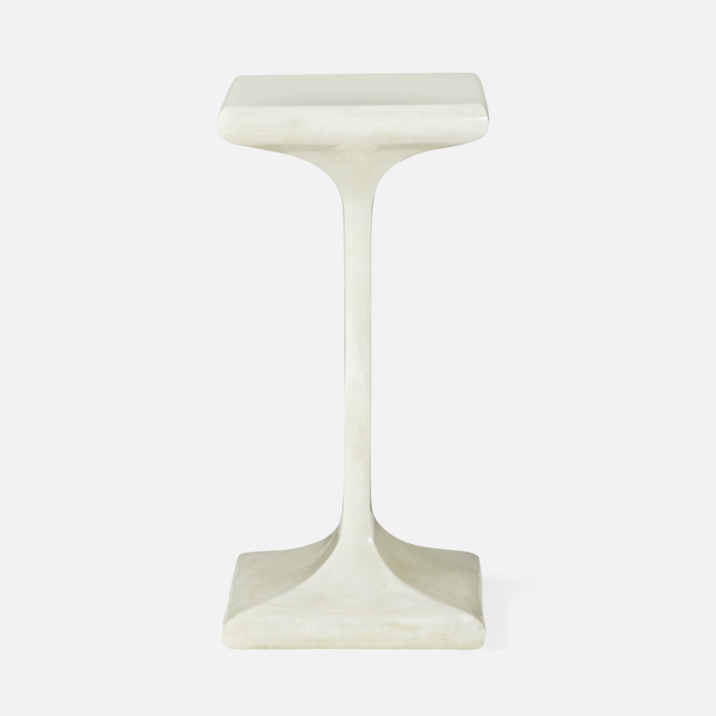 made goods bexley side table pearl white side