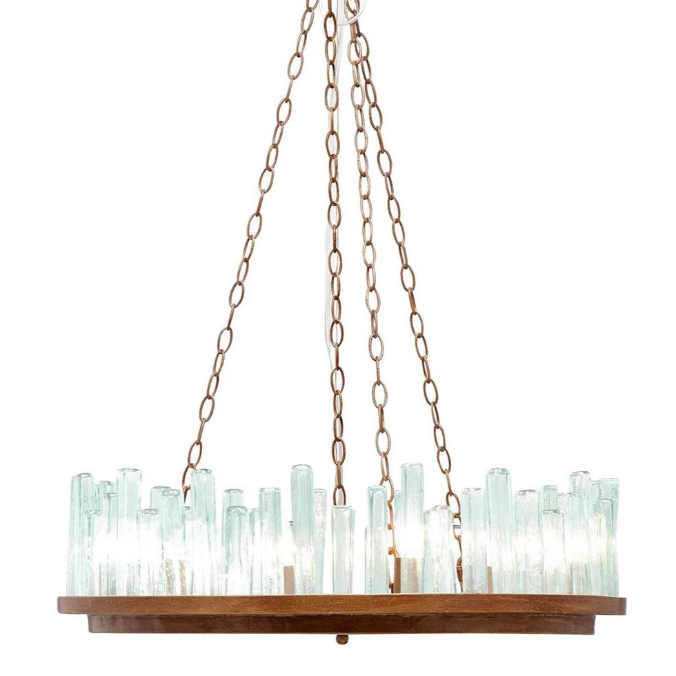 made goods brando chandelier hanging light fixture lighting metal hanging light
