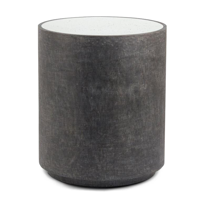 cara charcoal made goods round side table