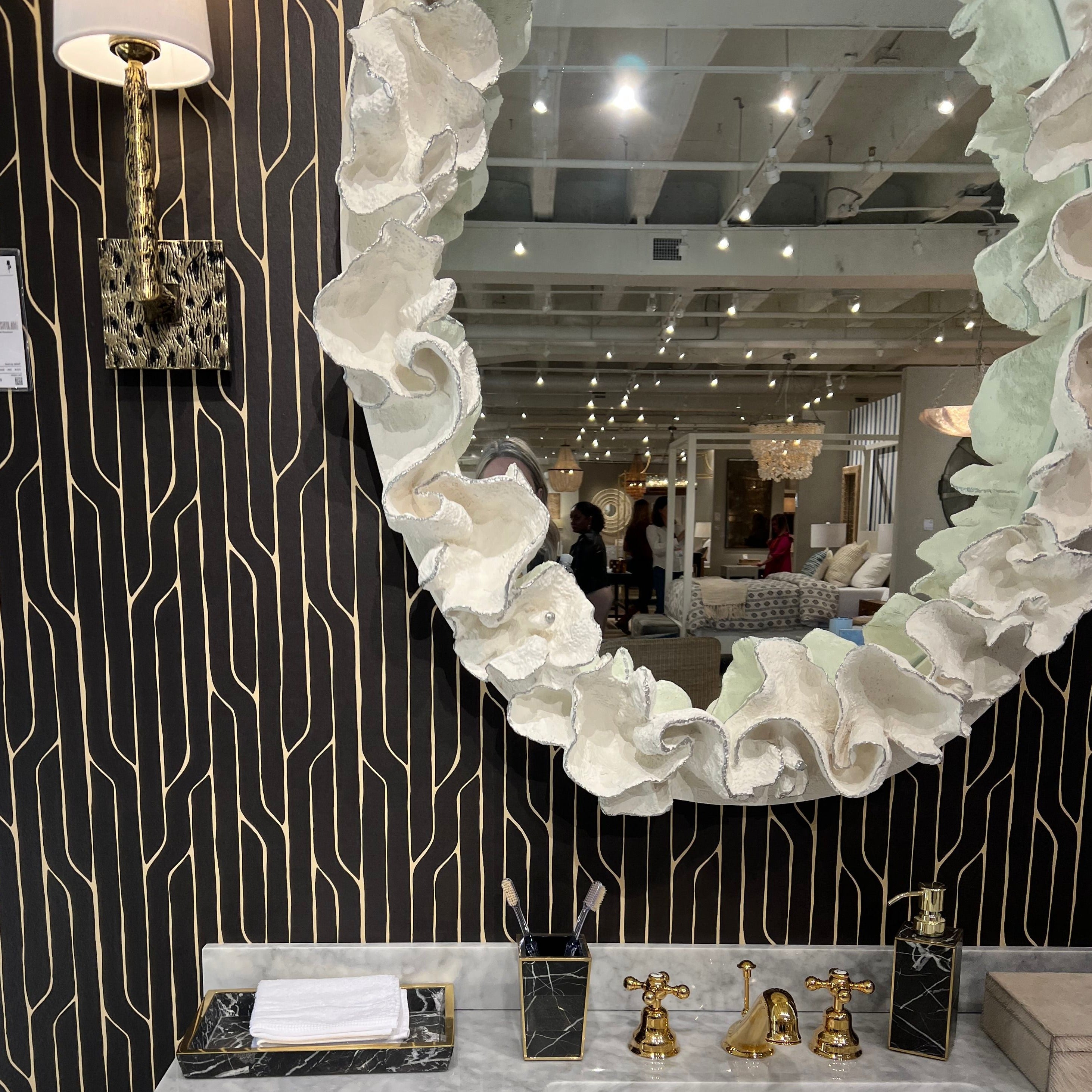 Made Goods Coco Mirror White Faux Coral and Silver – CLAYTON GRAY HOME