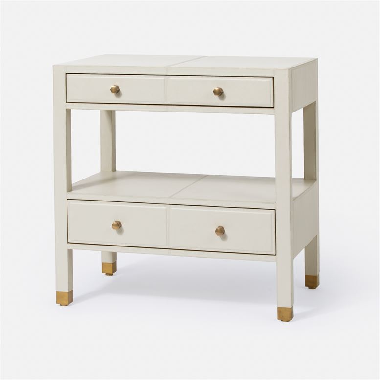 made goods conner nightstand light gray double