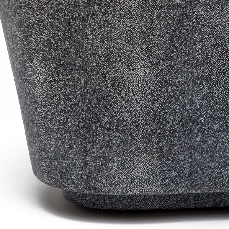 made goods Corbin coffee table gray shagreen close up