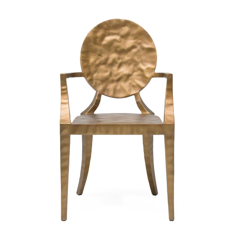made goods Daphne side chair gold hammered