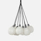 made goods dax 9 light chandelier opaque and silver
