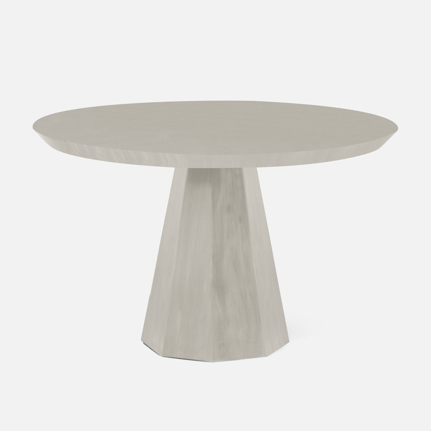 made goods demetrius dining table light gray faux horn