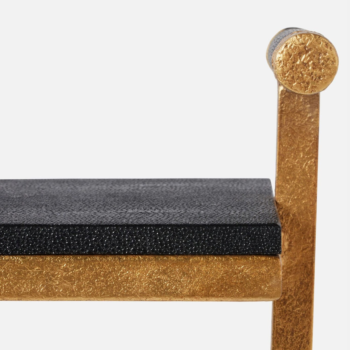 made goods ellery accent table black gold detail