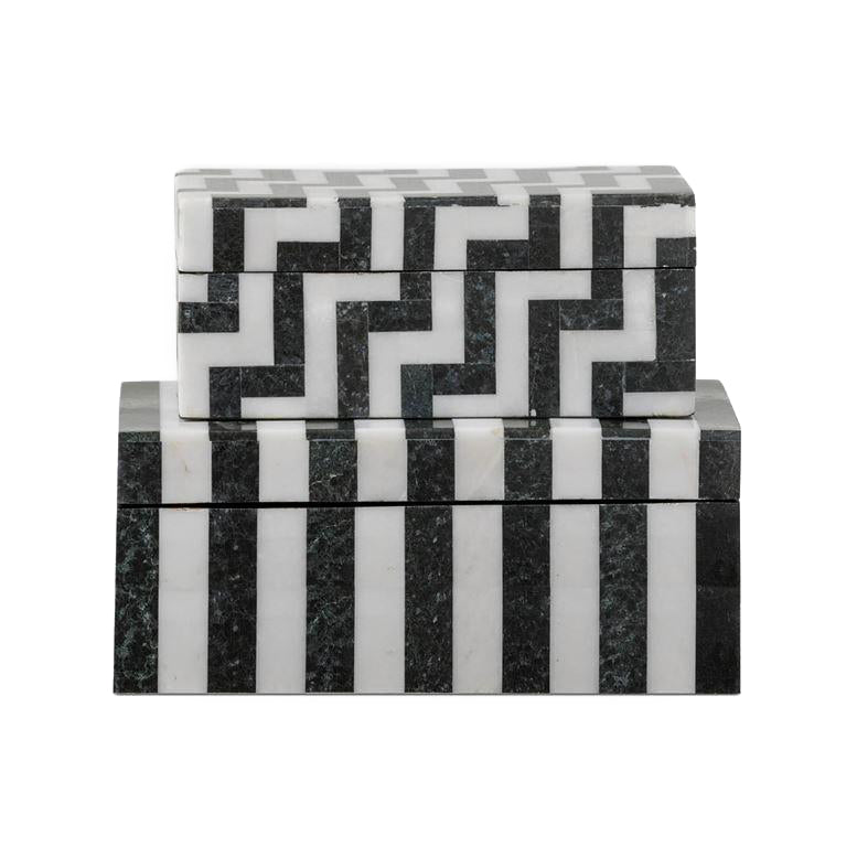 made goods escher box set black and white marble