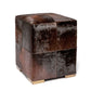 made goods essex stool dark brown seating Brazilian Hair-on-Hide Seating padded seating