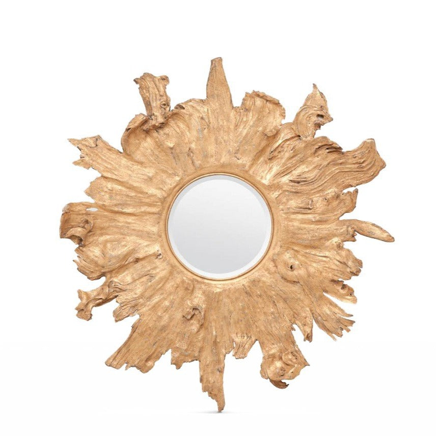 made goods floris wall mirror gold antiqued gold