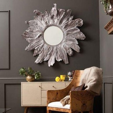 made goods floris mirror whitewashed over buffet