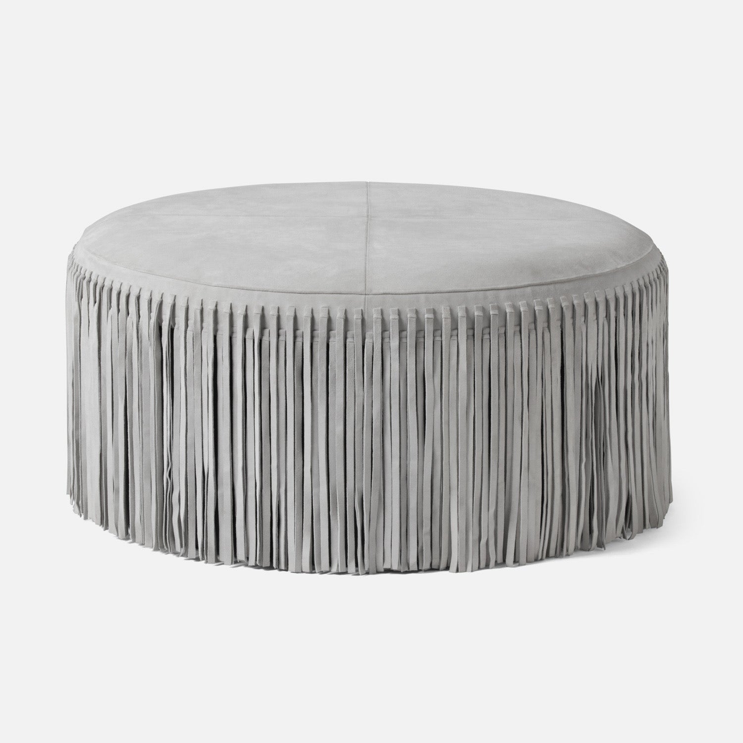 made goods hallie coffee table light gray suede