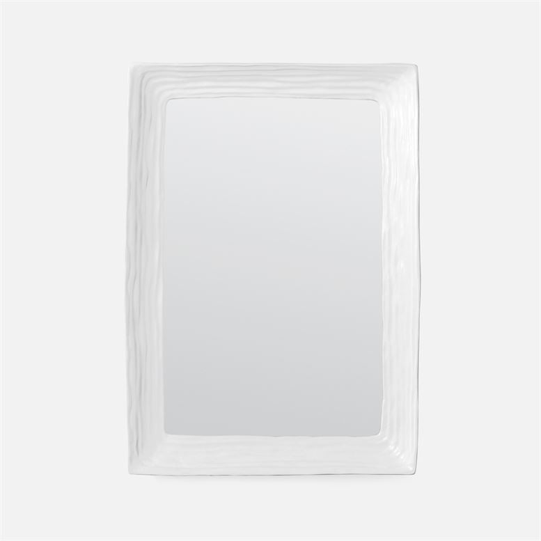 made goods hetty rectangular mirror flat white
