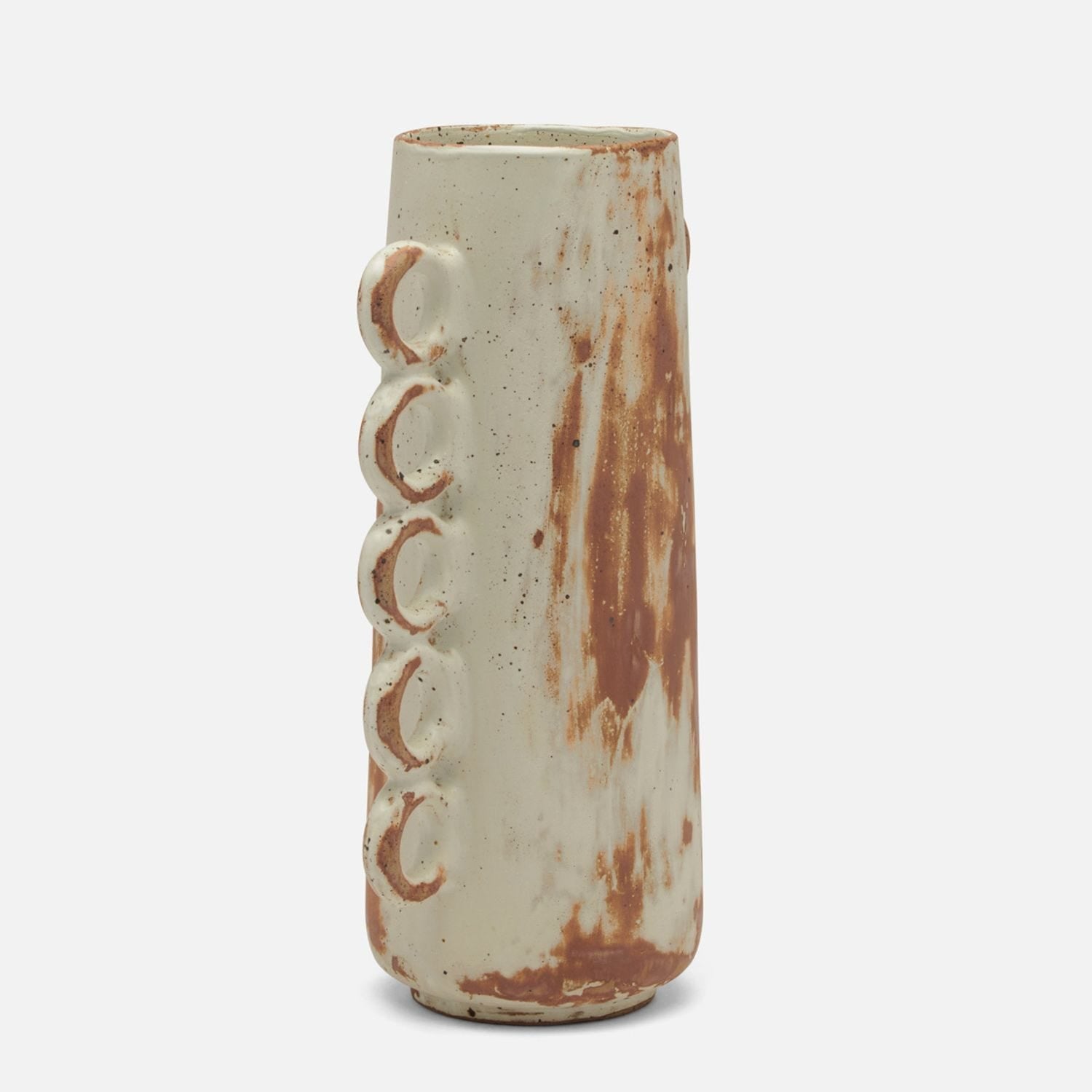 made goods hollie vase rustic white side