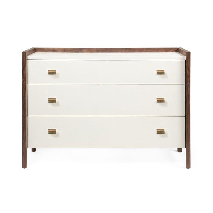 Made Goods Kennedy Dresser 48" Pristine Vintage Faux Shagreen and