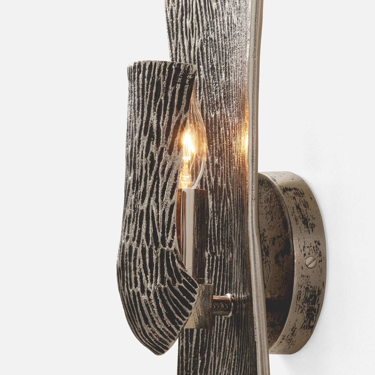 made goods lauritz sconce nickel detail