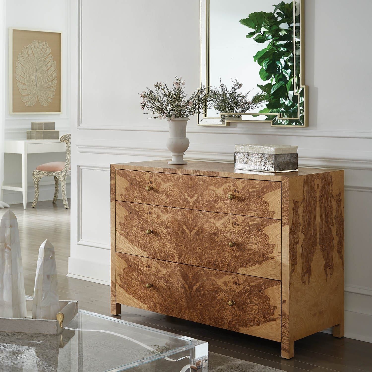 Made Goods Lindsey 36" Dresser - Olive Ash Veneer Made Goods Lindsey 36" Dresser - Olive Ash Veneer