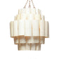 made goods marjorie chandelier cream banana leaf light hanging light fixture chandelier