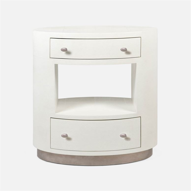 made goods nerine double nightstand silver front