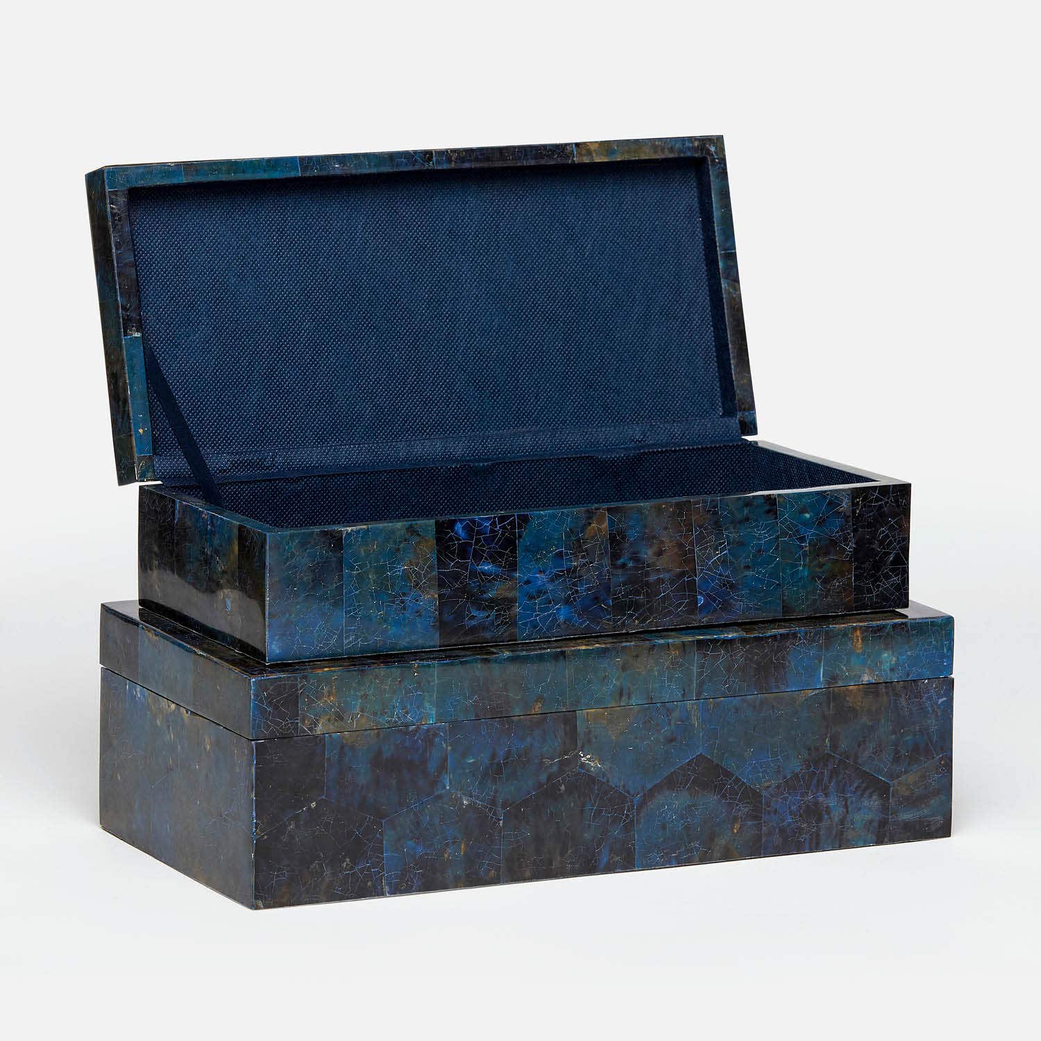 made goods palma box set pen shell dark blue open