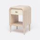 made goods pierre single nightstand off white