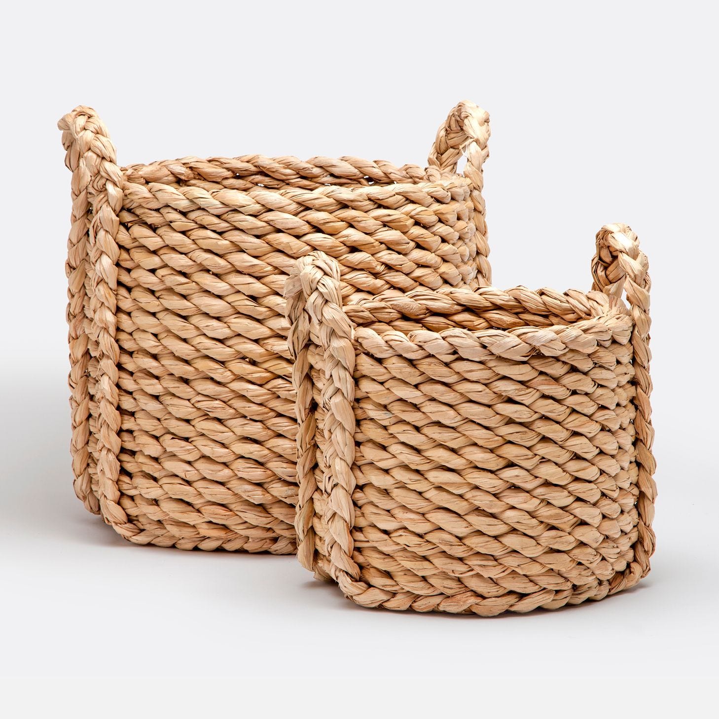 made goods raquel round basket set seagrass