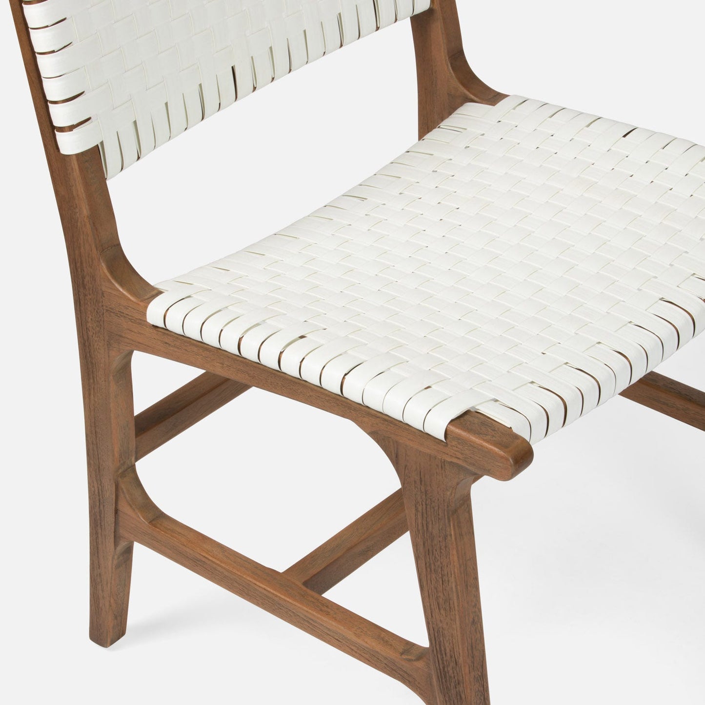 made goods rawley side chair white teak detail